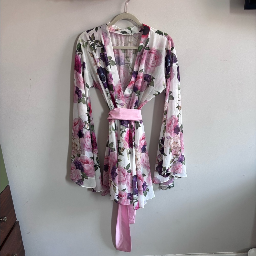 Suelita Pink Floral Dress